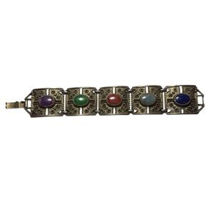 Sarah Coventry Colorful Stone Bracelet